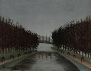 Henri Rousseau Le Canal Spain oil painting artist